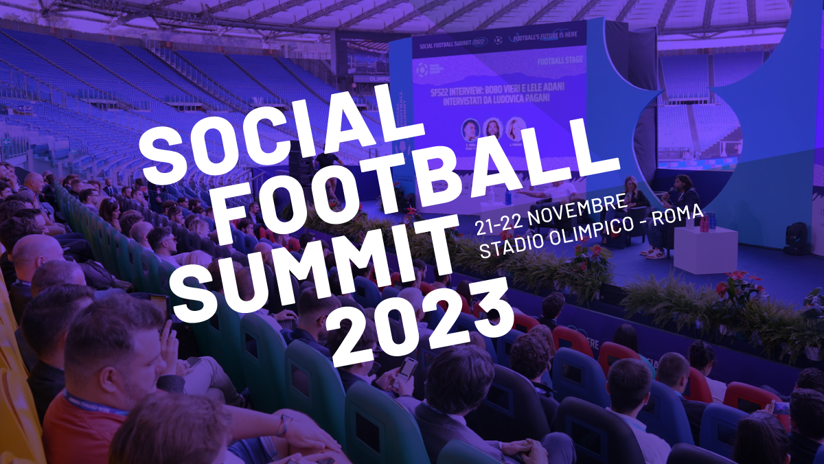 Mosaico Studio and Social Football Summit together again for the sixth  edition of the football industry's most eagerly awaited event, which  transforms the Stadio Olimpico into an event hub with a modern